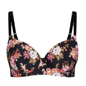 NWT City Chic • 40DD Floral T-Shirt Bra